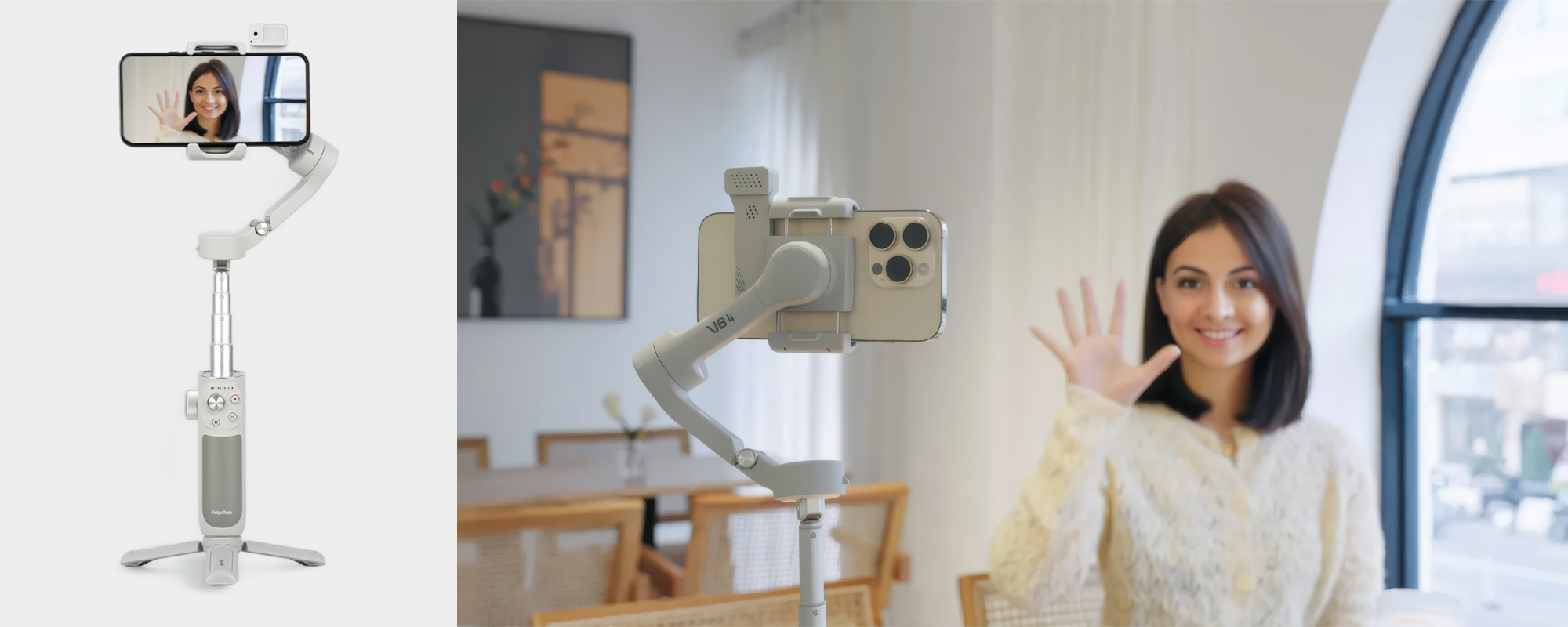 width=100% Gimbal ręczny FeiyuTech Vimble 4 Advance do smartfonów